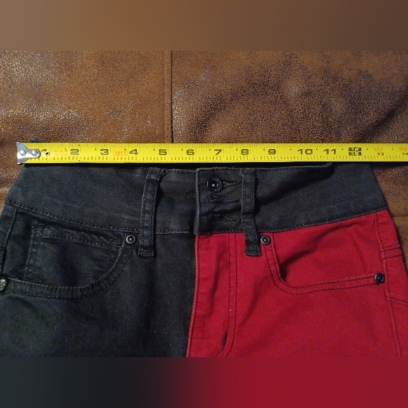HT DENIM HIGH RISE, SUPER SKINNY, JURIORS SIZE 1. - Picture 5 of 8